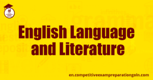 English Language and Literature English Language and Literature