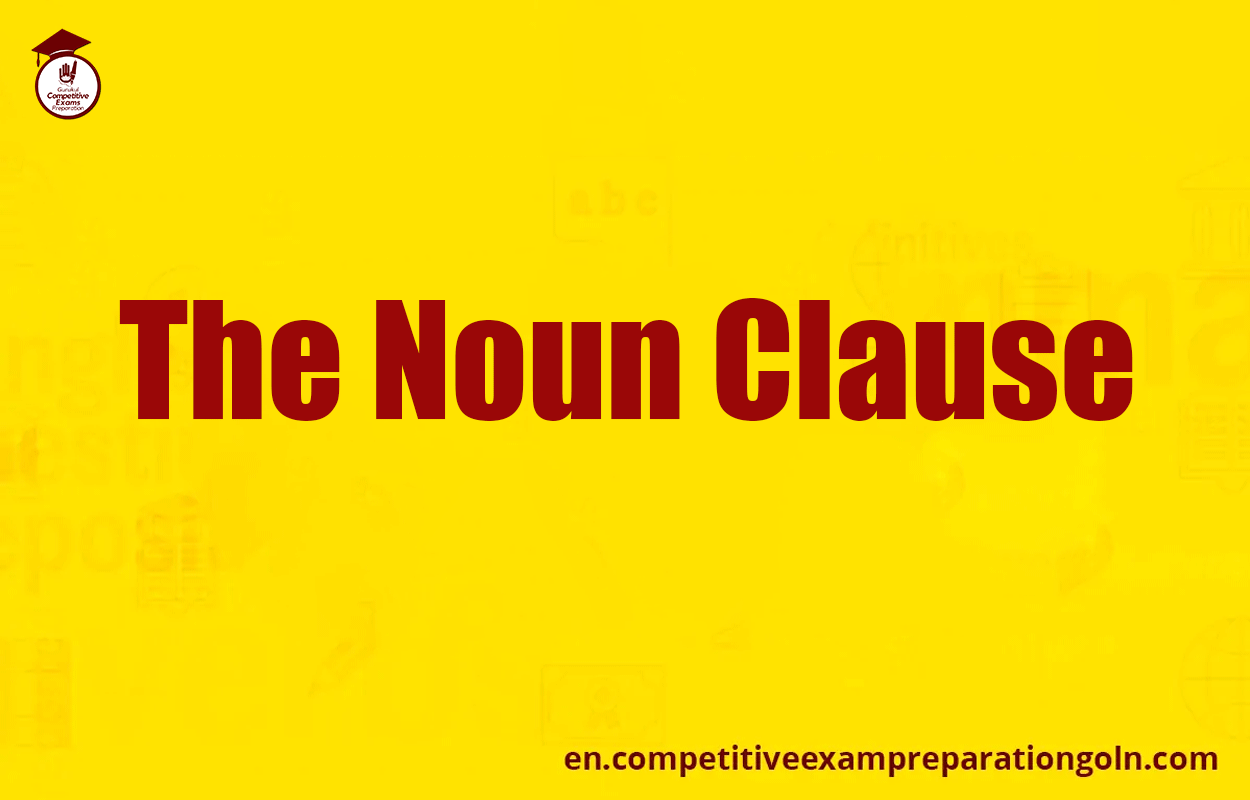 The Noun Clause