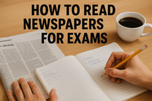 How to Read Newspapers for Exams